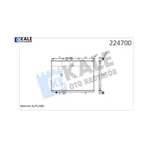 Radyatör 206 1.4-1.6 Klimalı 732886 1330.38/ 1330.h5/ 1330.f8/ 1330.b3