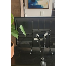 Y Tipi Metal Toka Mobilyaya Kendinden Yapışkanlı Lcd Tv Kemeri Çoçuk Deprem Koruma Güvenlik Askısı