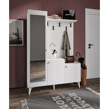 Kardelen 9 Bölmeli Aynalı Portmanto 180 x 125