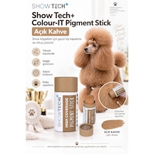 Showtech Colour-ıt El Yapımı Pigment Toz Geçici Köpek Tüy Boyası Açık Kahve