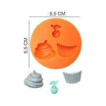 Cupcake Silikon Şeker Hamuru, Sabun, Mum Kalıp