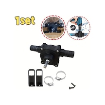 Chuangyinshop Black 1set 7pcs Mini Manuel Kendinden Emişli Pompa Su Yağ Sıvı Transferi Bahçe Kuyu Uygulamaları İçin