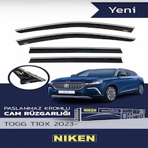 Cam Rüzgarlığı Niken Kromlu Togg T10 X 2023 Sonrası 4lü