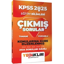 Yediiklim / Kpss Eğitim Bilimleri Çıkmış Sorlar Konularına Göre 2025