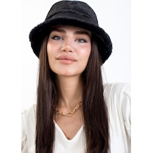Ladycolor Lady Color Yumuşak Dokulu Bucket Şapka Siyah