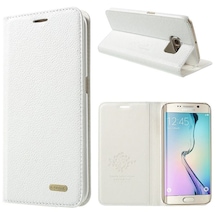 Samsung Uyumlu I9500 S4 Kaıyue Cüzdanlı Standlı Deri Kılıf Beyaz