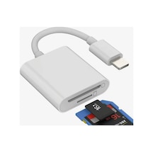 Kompakt Type-c Kart Okuyucu Sd Ve Microsd Desteği
