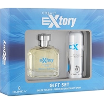 Extory Cobalt Erkek Parfüm EDT 100 ML + Sprey Deodorant 150 ML
