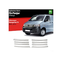 Vw Transporter T5 2003-2010 Ön Panjur Krom 8 Parça P.çelik