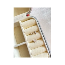 Kadın / Kız Silver Rengi Cerrahi Çelik Taşlı Yılanlı Tragus Kıkırdak Piercing 6mm Silver