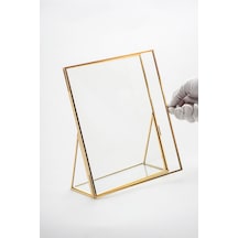 Resim & Fotoğraf Çerçevesi 25x20cm Pirinç & Gold