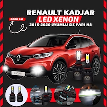 Renault Kadjar 2015-2020 Sis Farı Uyumlu Şimşek Etkili Led Xenon Light Seriess H8