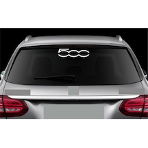 Fiat 500 Araba Arka Cam Sticker Yapıştırma