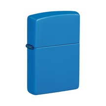 Zippo Classic Sky Blue Matte - Gök Mavi Dizayn Çakmak Mavi