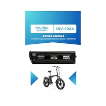 Arora Londra Uyumlu Batarya 36v 10ah Elektrikli Bisiklet Bataryası Siyah