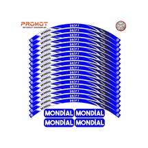 Motosiklet Jant Şeridi Mondial Drift 4 Nötr
