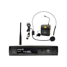 MİKROFON KABLOSUZ 1YAKA/1HEADSET UHF COOMA B-2798