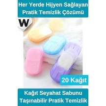 Kağıtsabun Özel Üretim Kağıt Seyahat Sabunu Kamp Outdoor Hijyenik Taşınabilir Pratik Temizlik Yapra Aloe Vera