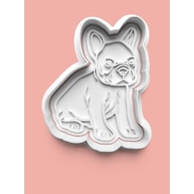 French Bulldog Köpek Figürü Kurabiye Kalıbı Ve Şeker Hamuru Kalıbı