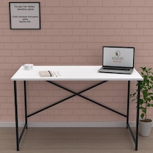 Kenzlife Ofis Masası Sasuke 075 090 40 Byzsyh Bilgisayar Çalışma Büro Beyaz