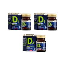 Nutraxin Vitamin D3 1000 Iu 120 Tablet 3 Adet