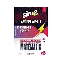 Nitelik Süper 8. Sınıf Matematik 1. Dönem 8'li Deneme Sınavı
