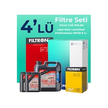 Volvo S60 2.0 B5 Filtre Bakım Seti Liqui Moly Motor Yağlı 2019-2024 4 Lü 8200BKMFLSHNGFL30262