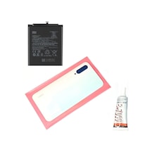 Mi9 Lite Uyumlu Arka Batarya Kapağı ,batarya Ve B7 Pembe
