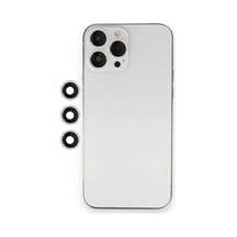 Apple İphone 12 Pro Uyumlu Shine Kamera Lens - Gümüş
