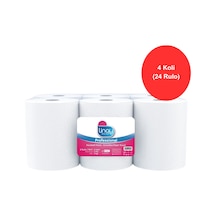 Linay Fotoselli Kağıt Havlu 6 Rulo X 4 Koli Toplam 24 Rulo, 2 Katlı, 21 Cm X 67 M, %100 Selüloz