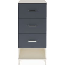 Arges Dolap 3 Çekmeceli 60x30x134 Aytaşı-antrasit Aytaşı