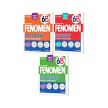 Fenomen Okul 2027 6. Sınıf Matematik + Paragraf + Fen Bilimleri B Serisi Soru Bankası Seti 3 Kitap Maarif Model