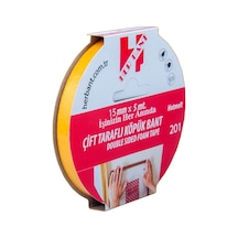 Her Bant Çift Taraflı Köpük Bant Askılı 15x5 Mt 2001 Diğer