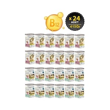 Pati Life Kuzu Etli Yetişkin + Yavru Karışık Konserve Kedi Maması 24 x 415 G