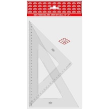 Gönye Set Teknik Okul Öğrenci 30 Cm 60-45 Derece