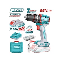 Total TIDLI20668E Li-Ion Akülü Darbeli Matkap