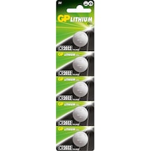 GP CR2032 3V Lityum Blister Düğme Pil 5'li