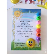 Farklı Market Emoji Çikolata Ve Kalem Karne Hediyesi 7 Adet