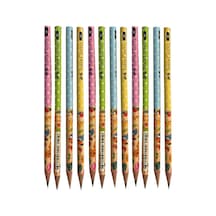 Sevimli Dostlar Yuvarlak Kurşun Kalem 12 Adet 1 Paket Faber Kurşun Kalem 2b Siyah Kurşun Kalem Sevim Çok Renkli