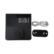 Xuweiwei Siyah Yeni Kalite Şık Dört Seviyeli Negatif İyonlu Hava Temizleyici Banyo Yaşlılar Evcil Hayvan Odası İçin Masaüstü Filtre