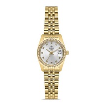 Ql156g-02sg Hislon Kol Saati 22 Mm / Gold Gri Ql156g-02sg Hislon Kol Saati 22 Mm / Gold Gri