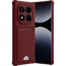 Newface Xiaomi Redmi Note 14 Pro 4g Kelvin Kartvizitli Silikon - Bordo