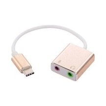 Typec Ses Kartı Type-c Sound Card Typec Mikrofon Kulaklık Ayırıcı
