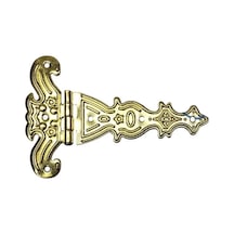 Dekoratif, Sac Tek Kuyruklu Menteşe - 69x102 Mm, Büyük, Sarı, 100 Adet 11147012