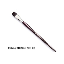 Pebeo 210 Seri Samur Düz Kesik Uçlu Fırça No 20