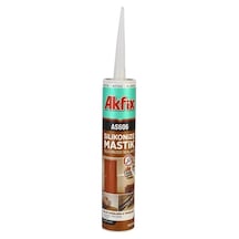 Akfix As606 Silikonize Mastik 500 Gr - Beyaz