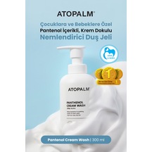 Çocuklara & Bebeklere Özel Pantenol İçerikli Krem Dokulu Duş Jeli Atopalm Panthenol Cream Wash