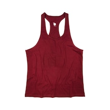 Bluu Basic Fitness Gym Tank Top Sporcu Atleti (528807509) Bordo