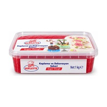 Ovalette Şeker Hamuru Koyu Kırmızı 1 Kg