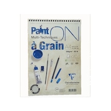 Claırefontaıne Resim Defteri Paınt-On A Graın Çizim Blok Üstten Spiralli 20 YP A4 200 GR PD 966218